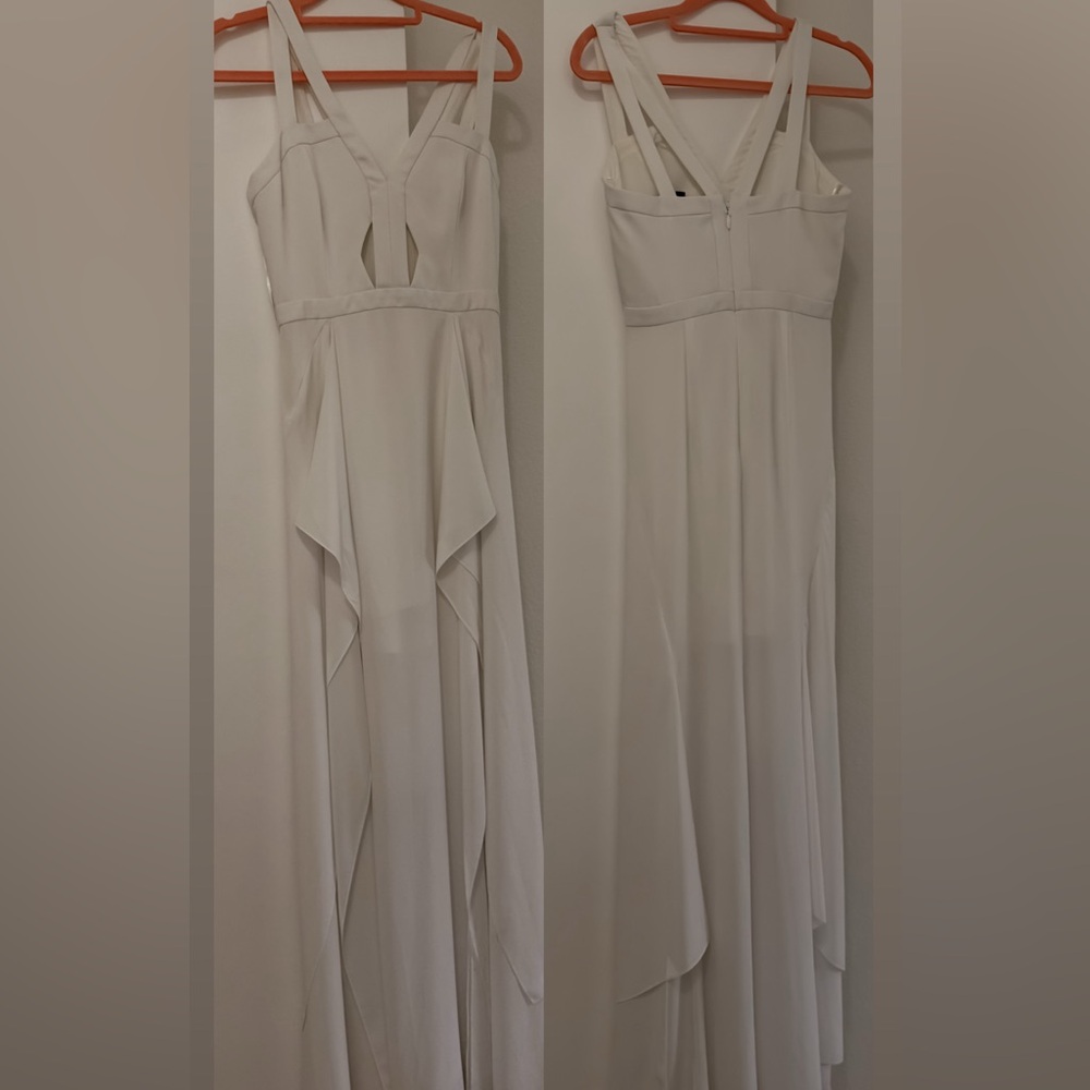 Elegant White Evening Gown